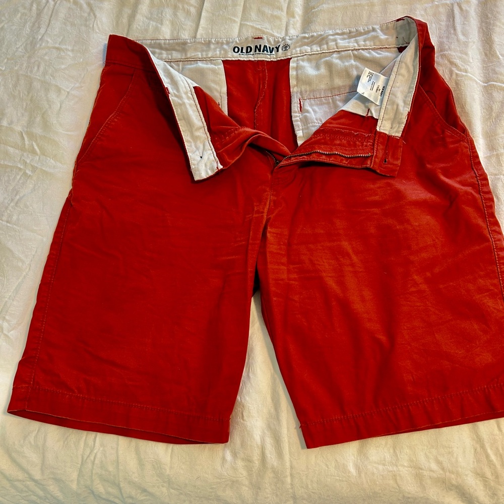 Old Navy Brick Red Casual Shorts